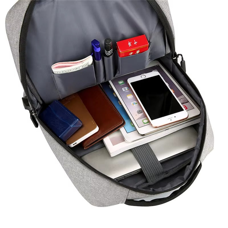 7 In1 Functional Folding bag, Large Capacity Business Travel Laptop Bag 15-16 Inch Unisex Oxford Cloth Shoulder Bag with USB Port Logo Customizable Computer