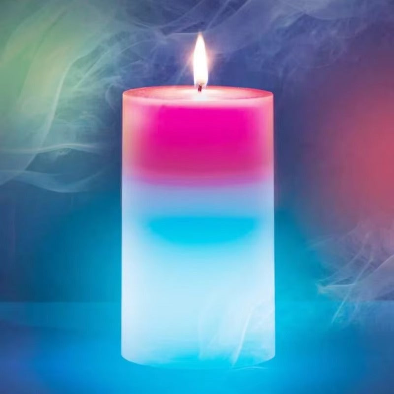 Magic Colour Changing Wax Candles New Type LED Colorful Light Home Lighting Romantic Flickering Holiday Gift Decoration