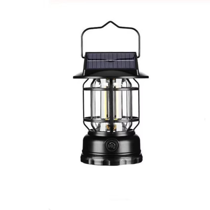 Solar Camping Light Household Waterproof Garden Light Atmosphere Balcony Light Yard Garden Camping Lighting Rechargeable Lantern