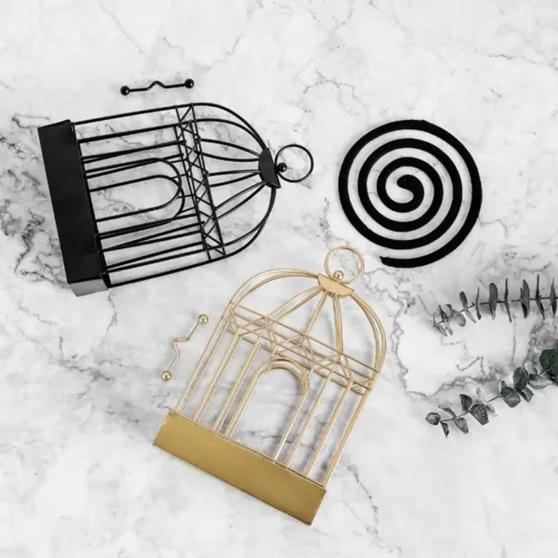 Nordic Iron Mosquito Coil Holder Vintage Hanging Home Decor Mosquito Coil Shelf 1 Piece