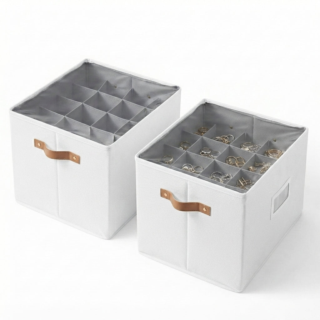 Stackable Compartment Shoe Box